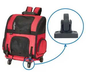 Pièces de roulettes de chariot pour animaux de compagnie, valise à roulettes à 360 degrés D58 bagages 1 paire roues silencieuses de remplacement universelles