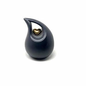 Urna de cremación de latón para adultos, hecha a mano urna funeraria de Color rojo, recuerdo de lágrima - Product Image 2