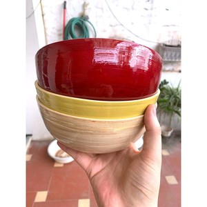Bols en bambou naturels, vaisselle de cuisine, pour salade, produit écologique fabriqué au Vietnam en vente - Product Image 6