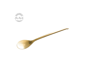 Juego de Cucharas de Oro Premium, Elegantes Cucharas de Postre de Metal con Mango Largo, Duraderas, Resistentes al Óxido, Vajilla Elegante, Opción de Regalo - Product Image 2