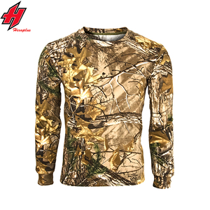 T-shirt de camouflage à manches longues pour hommes Équipement de chasse d'hiver personnalisé Imperméable et Offre Spéciale Nouveau design pour hommes - Product Image 1