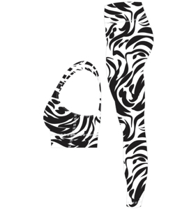 ชุดกีฬาลายพรางเอวสูงสำหรับผู้หญิงชุดเล่นโยคะฟิตเนสเข้ายิมระบายอากาศได้ดีแห้งเร็วและเข้ารูปไซส์ใหญ่พิเศษ - Product Image 3