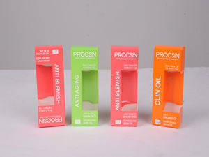 Boîtes en papier pharmaceutique recyclables imprimées en offset avec lamination brillante/mate et gaufrage, conception et emballage personnalisés - Product Image 2