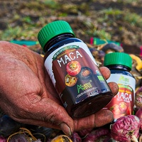 Polvo de Extracto de Frutas Silvestres Sin Gluten y Bajo en Grasas de Buena Calidad, Vitaminas de Grado Alimenticio, Marca Amazon Andes, Botella de Plástico