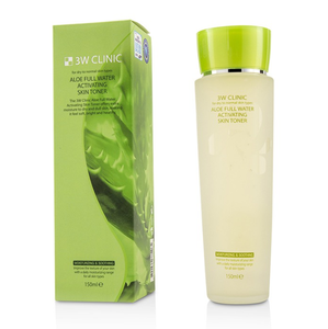 3W Clinic Aloe Full Water Activating Skin Toner Anti-Aging Exfoliator Moisturizing Soothing Facial <b>Spray</b> 150ml - Product Image 1