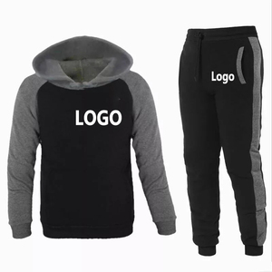 Venta caliente de algodón con capucha de lana con capucha gimnasio chándal de traje - Product Image 2