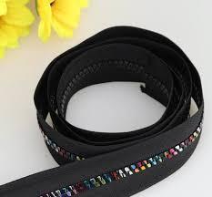 Wholesale Auto-Lock Open-End Zipper Roll Durable Big Teeth Nylon/Plastic/Metal Resin Material for Shirts Pants Home Textiles - Product Image 2