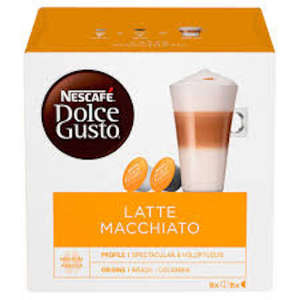 Dolce Gusto arabica Capsule Le neronobile hazelnut caffeinated BOX packaging - Product Image 3