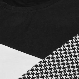 Ropa de calle de 2 piezas con logotipo personalizado para hombre, ropa deportiva, chándal informal, camiseta de bloque de color sólido, pantalones cortos para correr con cordón - Product Image 4