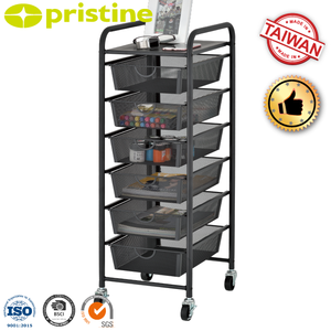 Estante de Almacenamiento Metálico Portátil MIT en Oferta, 6 Cajones de Malla Extraíbles, Organizador Doméstico para Cocina, Sala de Estar y Baño - Product Image 2
