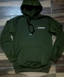 Sudadera con Capucha de Invierno con Patrón Sólido, Forro de Jersey Casual, Estampado 3D Oversize, Tejido Liso Teñido de Poliéster/Algodón, Personalizable - Product Image 2