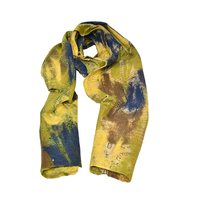 Écharpe en feutre de laine mérinos artisanale pour femmes - Couleurs assorties, motif tie-dye, tendance, confortable, durable, fabriquée au Népal