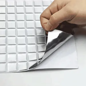 <span class=keywords><strong>Azulejos</strong></span> Autoadhesivos para Pared, Revestimiento de Pared para <span class=keywords><strong>Cocina</strong></span>, Impermeable, <span class=keywords><strong>Azulejos</strong></span> de <span class=keywords><strong>Vinilo</strong></span> 3D Desprendibles, Resistentes al Moho - Product Image 1