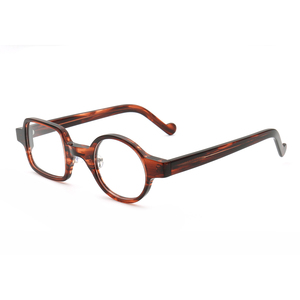Wholesale Women Acetate Optical Eyeglasses Frame <strong>Round</strong> <strong>Square</strong> Men Eyeglass Frame Light Customize logo Tortoise <strong>Glasses</strong> Frames - Product Image 4