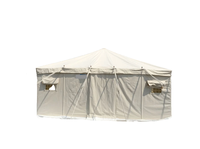 Grosir harga murah 3 lipat Kuwaiti Deluxe empat musim Outdoor tenda Kemah tiang tengah tahan air kanvas gurun berkemah mobil