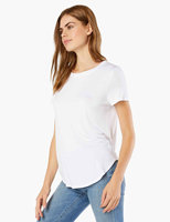 T-shirt de sport décontracté à manches courtes pour femme, vente en gros, impression numérique vierge, séchage rapide, tissu jersey respirant