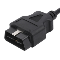 16Pin macho a hembra rasante arnés de Cable OBD 2 OBDII Y Cable con rasante para OBD2 escáner de diagnóstico culpa lector de código