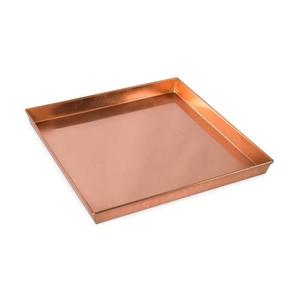 Bandeja de servicio pulida de cobre hecha a mano, bandeja clásica personalizada y elegante para servir - Product Image 5