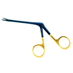 เครื่องมือผ่าตัดสแตนเลสทางการแพทย์อุปกรณ์ทันตกรรมไทเทเนียมเคลือบทองจับ Ent คีมจระเข้ - Product Image 1