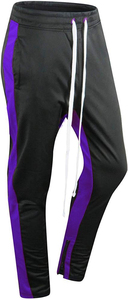 Gran Oferta personalizada para hombre, el mejor chándal con cremallera, ropa deportiva para correr, chándal con cremallera, contraste de ajuste estampado, conjuntos de 2 uds de secado rápido - Product Image 3