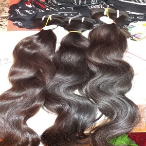 Ready to Ship Free Shipping Rain Exports <b>Body</b> <b>Wave</b> Hair Bundles 100% Human Hair Extensions 10-26 Inch Natural Color Hair - Product Image 5