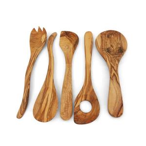 Extremely Good Design <b>Wooden</b> Non Stick Serving And <b>Cooking</b> <b>Spoons</b> Set For Kitchen Accessories Flatware Set - Product Image 1