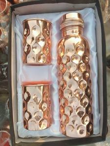 Copper <b>Water</b> <b>Bottle</b> with Tumbler for Healthy Life - Product Image 2