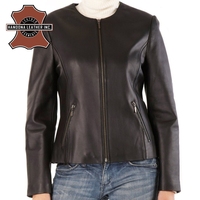 Chaqueta de piel de oveja auténtica para mujer, moda de alta calidad, suave, fina