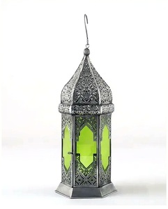 Lampe suspendue décorative en métal lanternes marocaines pour la maison hôtels et décoration de mariage but et fournisseurs en gros - Product Image 3