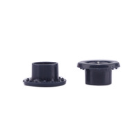 Œillets/œillets de rideau en plastique noir personnalisés certifiés, diamètre intérieur 33 mm, 25 mm