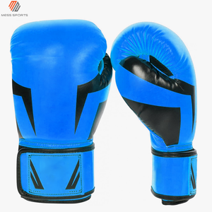 Red Leather Boxing <b>Gloves</b> with Black Accents Velcro Closure Training <b>Gloves</b> for Adults - Product Image 2
