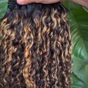 Producto más vendido en Alibaba en esta temporada Color natural Pixel rizado envío rápido puede cabello vietnamita crudo personalizado cabello crudo - Product Image 2