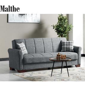 Sofá-cama convertible multifunción de diseño tradicional estilo Click Clack fabricado en Turquía para uso doméstico o hotelero - Product Image 3