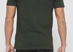 เสื้อยืดคอกลมผ้าโพลีเอสเตอร์/คอตตอนสำหรับผู้ชาย พิมพ์โลโก้ด้วยผ้าไหม ทรงปกติ มีทุกขนาด-ขายส่ง - Product Image 6