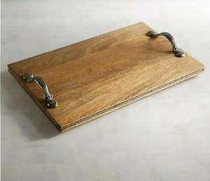 Gỗ đa mục đích khay thiết kế dịch vụ thực phẩm hiển thị bằng gỗ khay nhà bếp Keo Gỗ trang trí khay và món ăn - Product Image 5