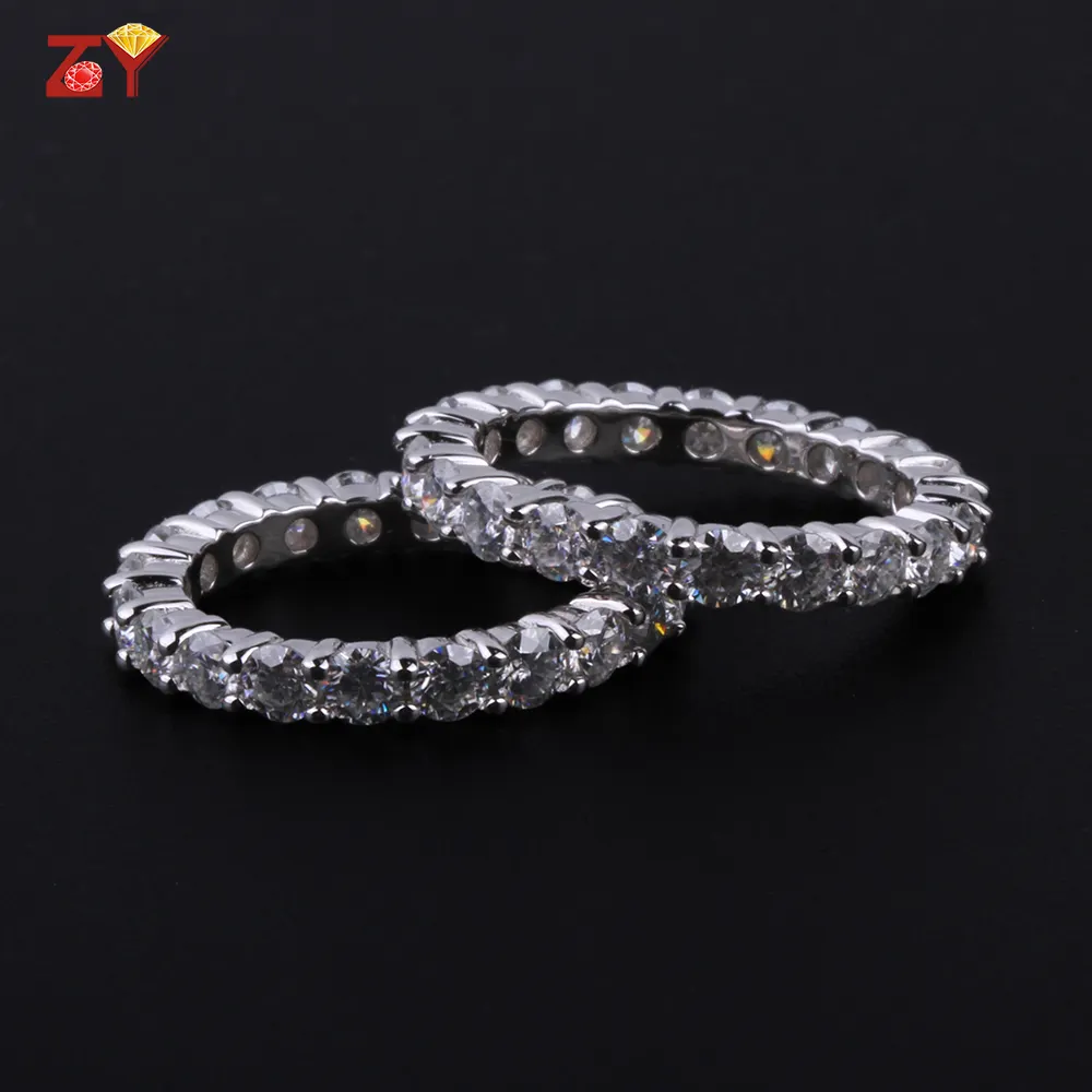 Customized Fashion Style Moissanite Diamond Eternal Ring