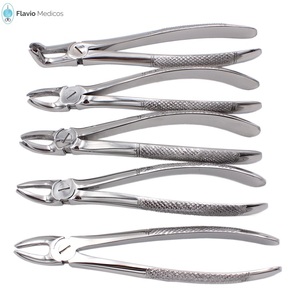 Pinces d'extraction dentaire, ensemble de 10 pièces, modèle anglais, instruments en acier inoxydable - Product Image 2