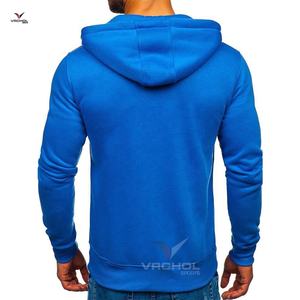 Vente en gros de haute qualité OEM 100% pull en coton chaud polaire surdimensionné capuche brodé en relief solide impression hommes grande taille - Product Image 6