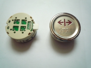 Bộ Phận Thang Máy <span class=keywords><strong>AK</strong></span>-29B-Sigma Lift <span class=keywords><strong>Push</strong></span> Buttons Ký Tự Bằng Thép Không Gỉ Với Chữ Nổi - Product Image 3