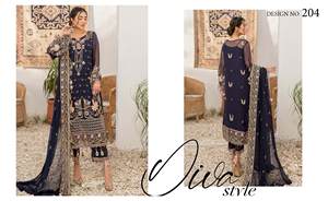 Vestidos de fiesta indios y paquistaníes Salwar Kameez de gasa de alta calidad para mujer - Product Image 3