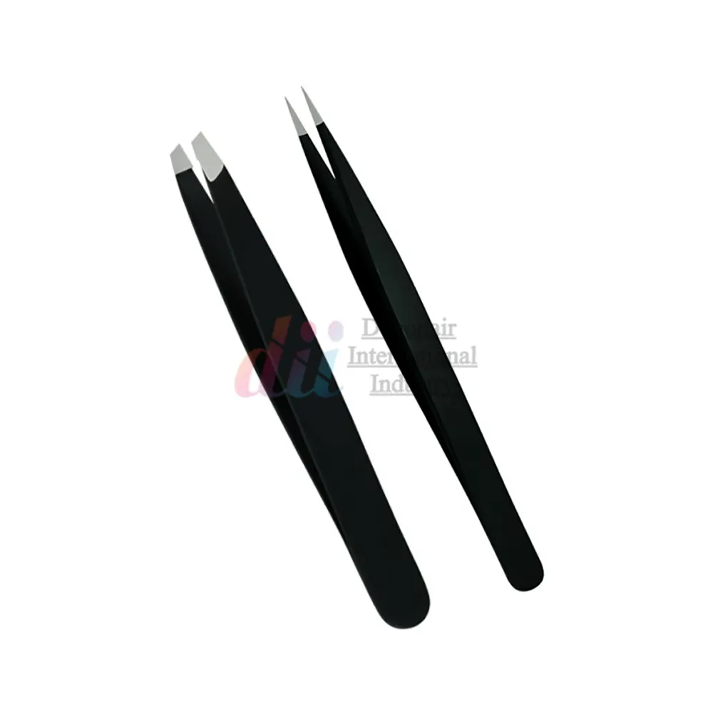 Slanted Tip Beauty Tweezer / Colorful Eyebrow Tweezers