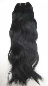 ผมต่อจากคนอินเดียเรมี่ธรรมชาติธรรมชาติไม่ผ่านกระบวนการทอพร้อมปลายคู่ - Product Image 5