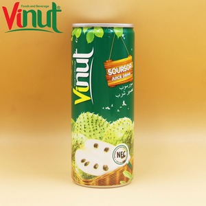 Lata de 250ml (enlatada), sabor original, jugo de Guanábana, Directorio de Proveedores, muestra gratis, etiqueta de diseño gratis, producto caliente - Product Image 1