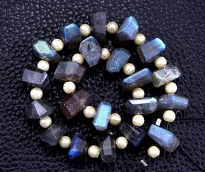 Gema labradorita Natural, 21 piezas, cuentas facetadas, 2019, fabricante al por mayor, auténtico, alta calidad - Product Image 6