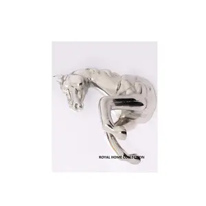 Оптовая продажа, Декоративная скульптура лошади из литого алюминия, Лучшие настольные статуи лошадей для офиса, дома, ресторанов