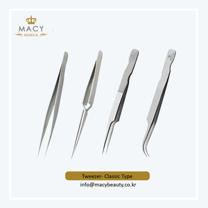 Pinzas MACY Tipo Clásico de Acero Inoxidable, Prácticas, de Alta Calidad, Venta Caliente, Marca Privada, Herramientas para Pestañas al por Mayor - Product Image 1