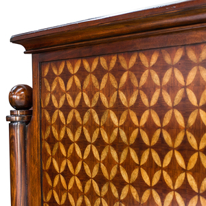 Base de Cama de Madera de Caoba Sólida Batique, Diseño Clásico, Muebles de Dormitorio, Cama de Madera de Lujo para el Hogar y Hoteles - Product Image 4