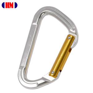 Colorful Anodized Safe CE Certificate Straight Gate Aluminum Carabiner For Outdoor Sports - Product Image 1
