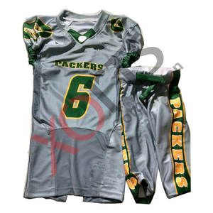 Nuevo diseño de uniforme de fútbol americano Club barato Últimos diseños Adultos Sublimado Color personalizado Transpirable Fútbol corto - Product Image 4