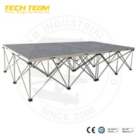 Scène de banquet portable avec escalier Performa Floor
